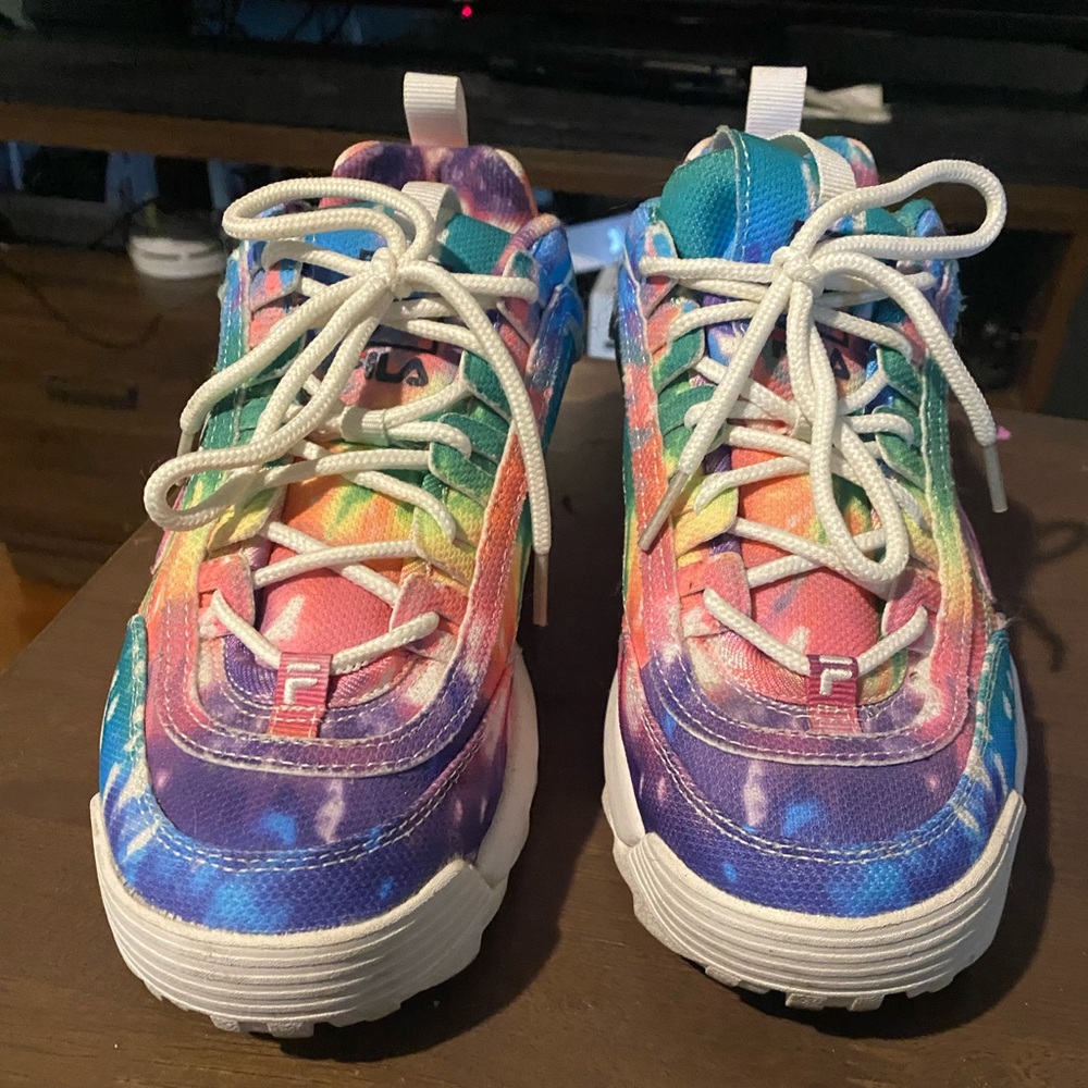 Fila Multicolor Tie-Dye Sneakers - Picture 8 of 9